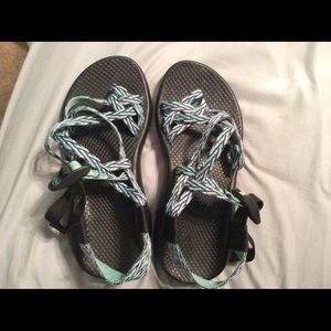 Chaco Women's Double Strap Sandals Toe Loop-Size 6